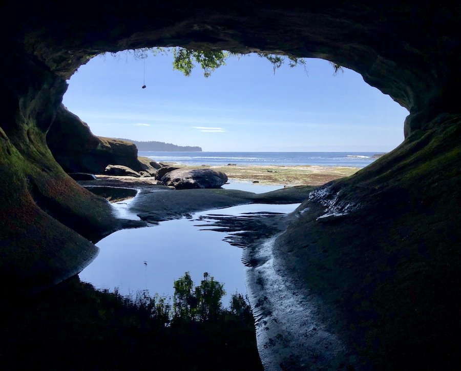 View from Sea Caves at Owen Point, West Coast Traill