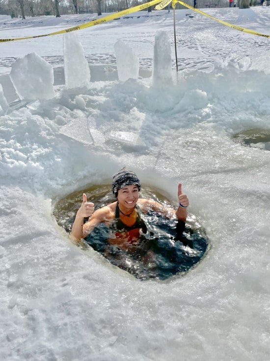 A Frosty Winter Embrace: My First Cold Water Immersion on Ice