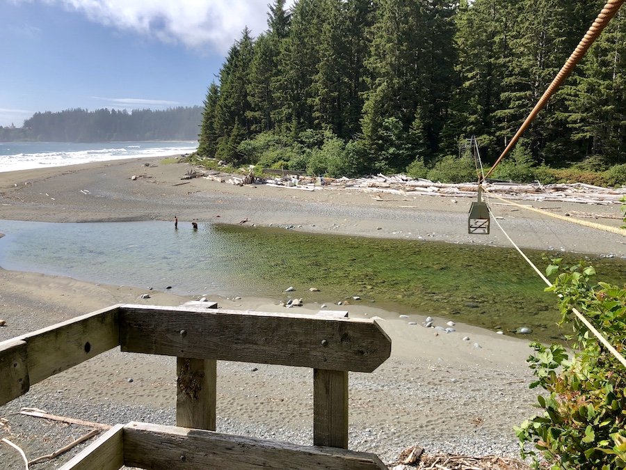 Carmanah Creek Cable Crossing on the West Coast Trail