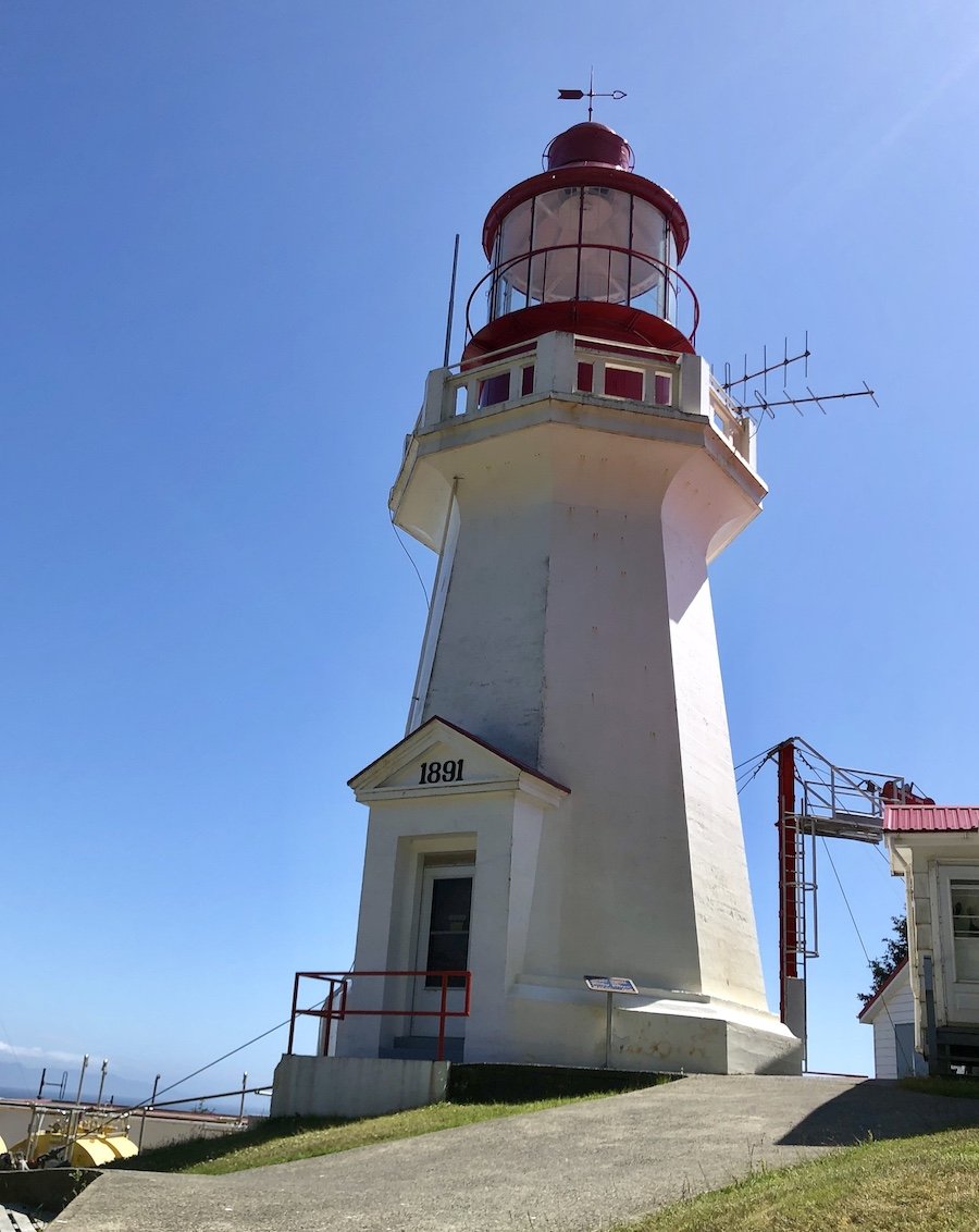 Carmanah Lighthouse on the West Coast Trail