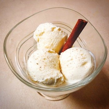 Eggnog Ice Cream - Keto, Low-Carb, Sugar-Free