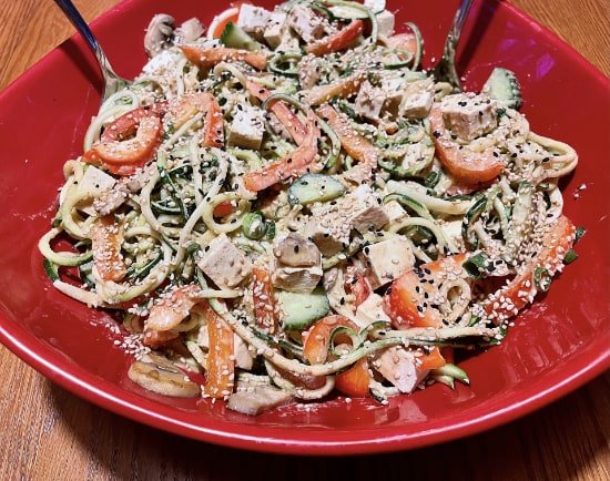 Soba and Zucchini Noodle Salad