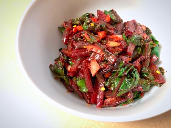 Sauteed Beet Greens Keto Low Carb Vegan