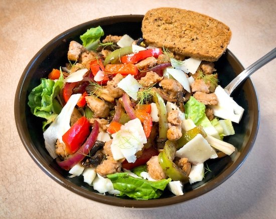 Sauteed Pepper And Sausage Salad With Fennel Keto Low Carb Crushed red pepper flakes, 2 fennel bulbs with fronds, 3/4 cup torn mint leaves. feed n flow