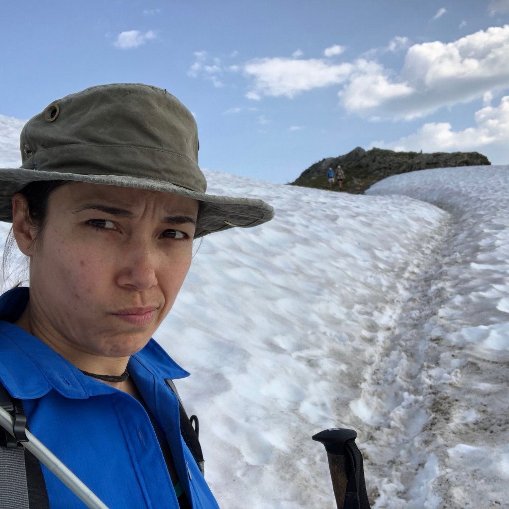snow packed hike to panorama ridge garabaldi
